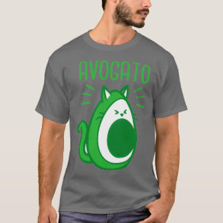 Camiseta Engraçado Avocado Lover Cat