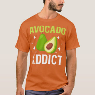 Camiseta Engraçado Avocado Viciado em Guacam
