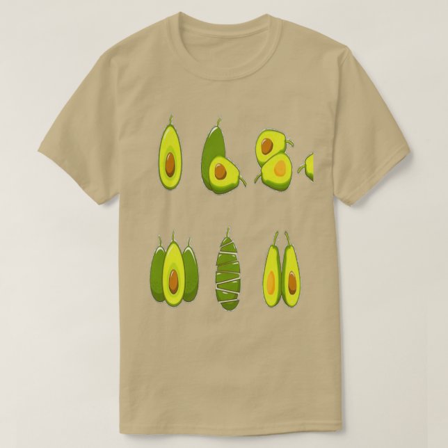 Camiseta Engraçado Avocados 17 (Frente do Design)