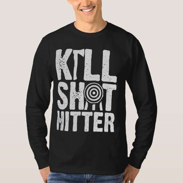 Camiseta Engraçado Ax Jogando Ax Hatchet Thwer (Frente)