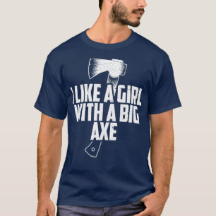 Camiseta Engraçado Ax Jogando Eu Gosto De Garotas Com Uma G