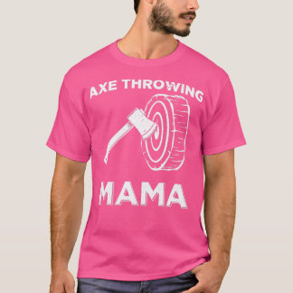 Camiseta Engraçado Ax Thwing Mama design