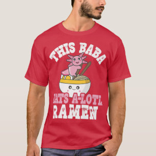 Camiseta Engraçado Baba Ramen Pun Esta Baba Come Um Ramen L