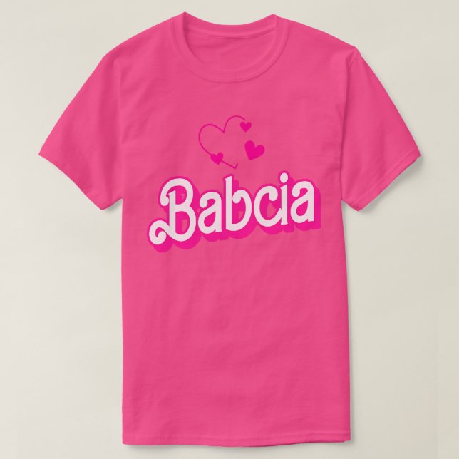 Camiseta Engraçado Babcia dá presentes a mulheres Babcia 1 (Frente do Design)