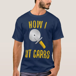 Camiseta Engraçado Baixo Carbo Keto Diet Pizza Cutter Como