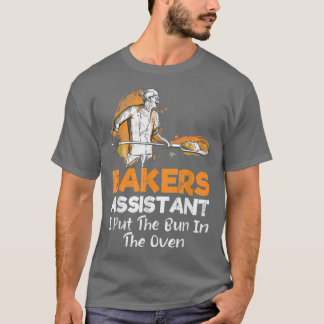 Camiseta Engraçado Bakers Assistant Eu coloquei o trocadilh