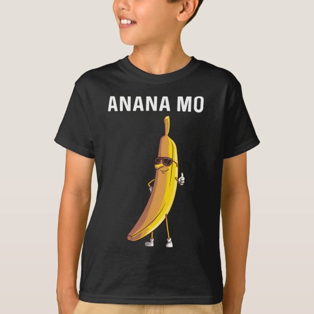 Camiseta Engraçado Banana Presente Mamãe As Mulheres Frutas (Frente)
