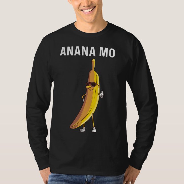 Camiseta Engraçado Banana Presente Mamãe As Mulheres Frutas (Frente)