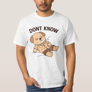Camiseta Engraçado Bar Engraçado Citação - Não conheça o hu