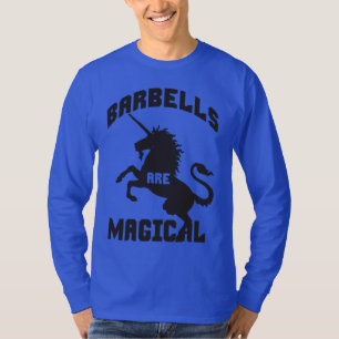 Camiseta Engraçado Barbell Levantando Giro Humor