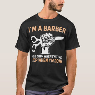Camiseta Engraçado Barber Citação Eu Sou Um Barber