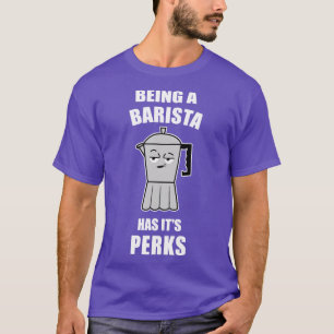 Camiseta Engraçado Barista Café Lover Design