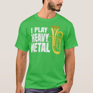 Camiseta Engraçado Baritone Euphonium Eu Toco Distração Met