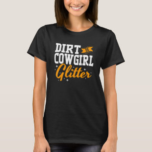 Camiseta Engraçado Barrel Racing For Women Dirt É Cowgirl G