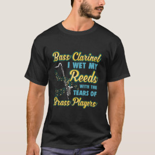 Camiseta Engraçado Bass Clarinet Jogadores Marchando Banda
