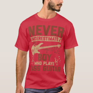 Camiseta Engraçado Bass Guitar Lover Graphys and Men Bass