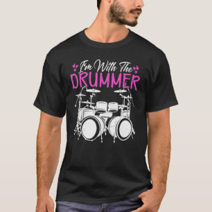 Camiseta Engraçado Batendo Presente Drummer Homens Persegui