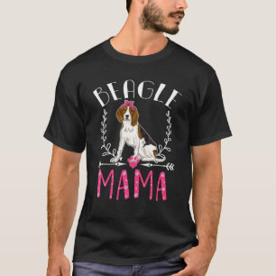 Camiseta Engraçado Beagle Mama, Cachorros Bonitos De Amor D