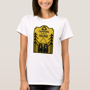 Camiseta Engraçado Bear Camp Adventure Canadá