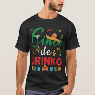Camiseta Engraçado Bebendo Cinco de Drinko Cinco de Mayo Gi