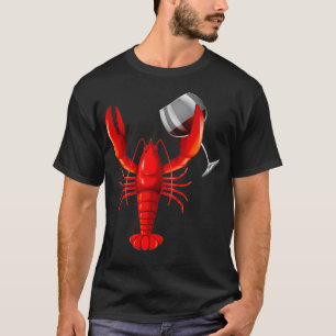Camiseta Engraçado Bebendo De Vinho Vermelho Vidro Vidraças