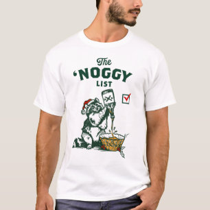 Camiseta Engraçado Bebendo Papai noel de Natal Gift da Racc