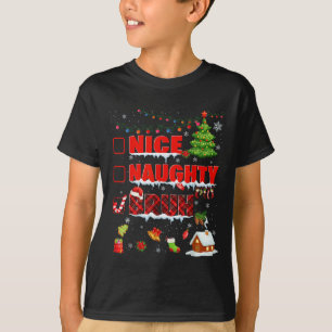 Camiseta Engraçado Bela Xadrez de Natal Bruh Pjs Pajama