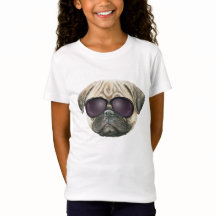 Engraçado, belo cachorro francês com óculos