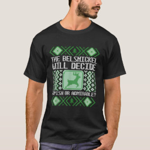 Camiseta Engraçado Belsníquel Impish ou Almirante Cheque Me