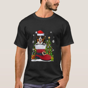 Camiseta Engraçado Bernese Mountian no Natal Feio Calçado