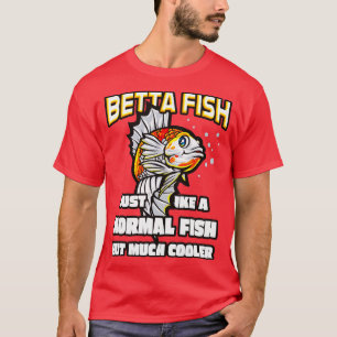Camiseta Engraçado Betta Fish Lover Aquarium Fiss