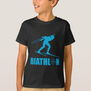 Camiseta Engraçado Biatlo Alvo Esportivo Biatletas Fotograf