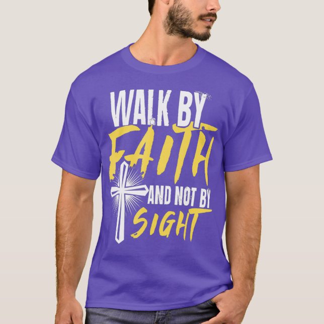 Camiseta Engraçado Bíblia cristã, com o presente de Faith (Frente)