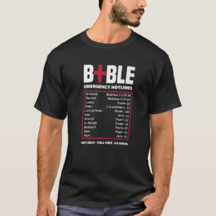 Camiseta Engraçado Bíblia Cristã Jesus