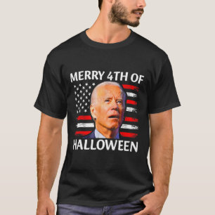Camiseta Engraçado Biden Confusa Feliz 4º Da Memória De Hal