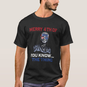 Camiseta Engraçado Biden, Feliz 4º De Vocês Conhecem A Cois