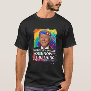 Camiseta Engraçado Biden Feliz Espancada Feliz 4 De Vocês C