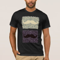 Engraçado bigode na pele do leopardo