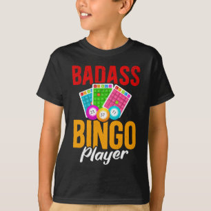 Camiseta Engraçado Bingo Balls Sarcástico Jogador de Bingo