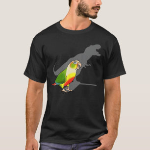 Camiseta Engraçado Birb Memes T-rex Shadow Green Pineap