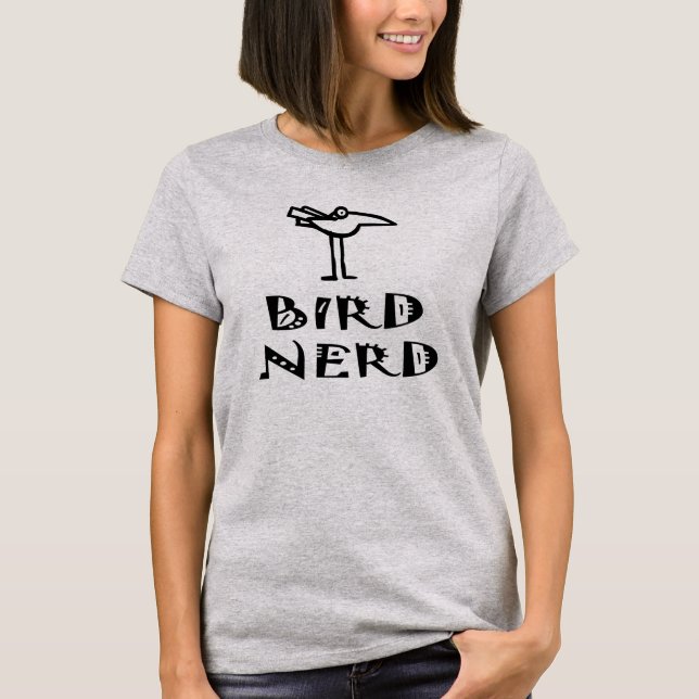 Camiseta Engraçado Birder (Frente)