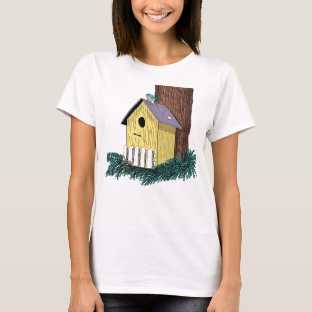 Camiseta Engraçado Bluebird (Frente)