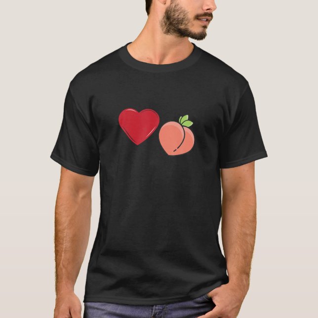 Camiseta Engraçado Bobo Engraçado Adorava Peach Orgulho gay (Frente)