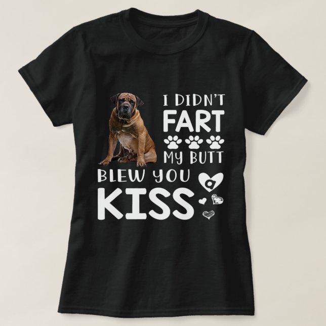 Camiseta Engraçado Boerboel Mãe Pai Dog Dons Presente (Frente do Design)