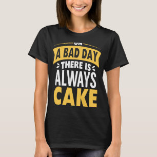 Camiseta Engraçado Bolo de Sobremesa Foodie