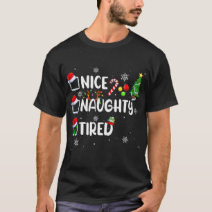 Camiseta Engraçado Bom Paraíso de Natal Cansado