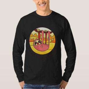 Camiseta Engraçado, Bonita Lama Não Sou Preguiçoso Apenas R