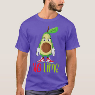 Camiseta Engraçado Bonito Avocado Guacamole Sem Limão