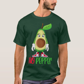 Camiseta Engraçado Bonito Avocado Guacamole Sem Pimenta