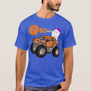 Camiseta Engraçado Boo Andando Monster Truck Halloween Cost